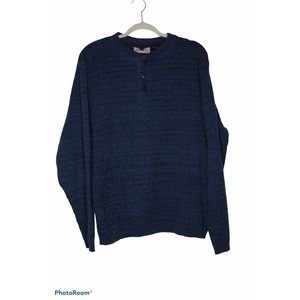 Mast Store Long Sleeved Sweater 3 button pullover